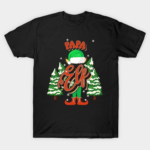 PAPA ELF CHRISTMAS T-Shirt by HomeCoquette